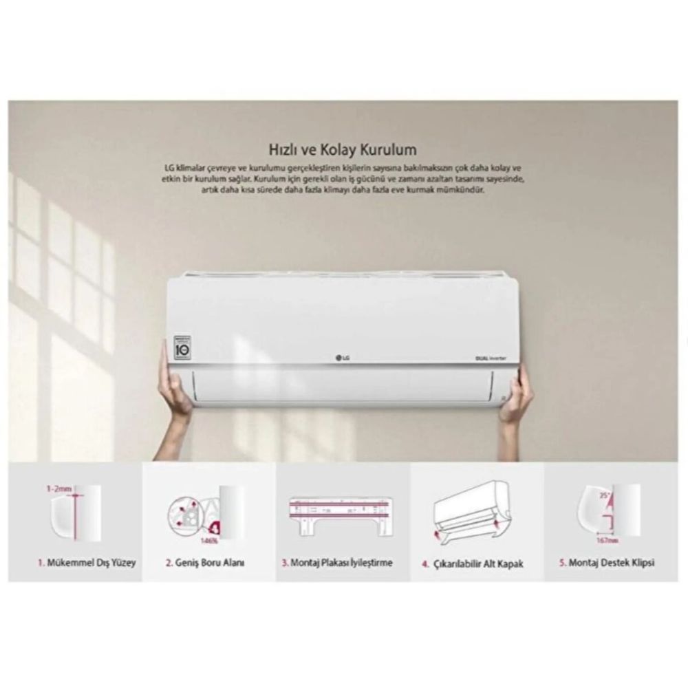 LG PC12SQ S3NM12JA2FA 12000 BTU KLIMA