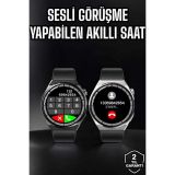 3 Kordonlu Akıllı Saat Bluetooth Görüşme ve Bildirim Destekli