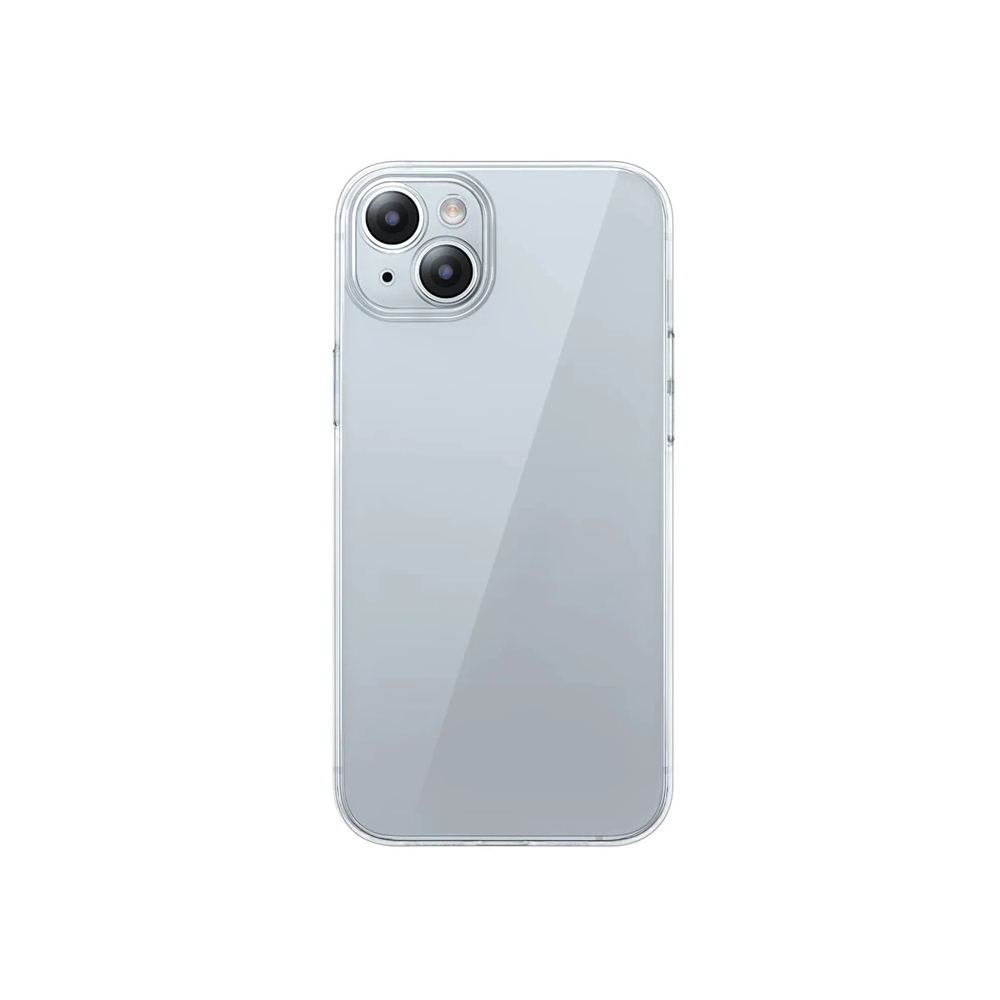Baseus iPhone 15 Schott Serisi Şeffaf Silikon Kılıf + Tempered Ekran K