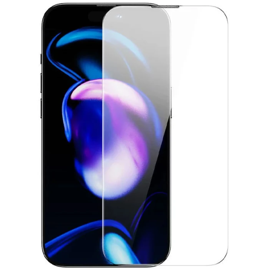 Baseus iPhone 15 Schott Serisi Şeffaf Silikon Kılıf + Tempered Ekran K