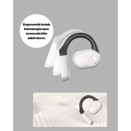 100 Saat Bluetooth Kulaklık Dijital Göstergeli ANC Özelliği Kablolu
