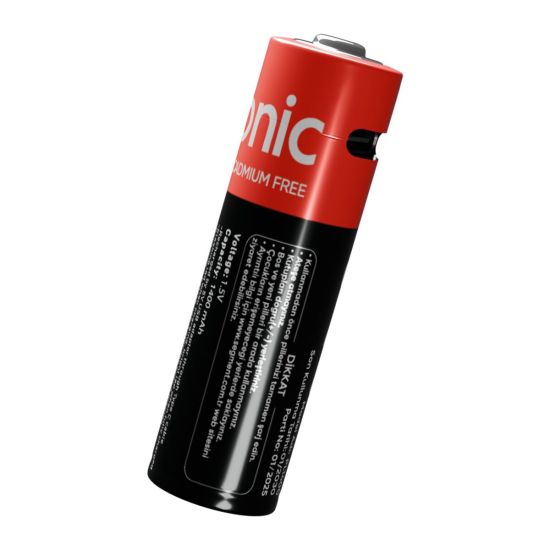 ASONIC PL1400 AA Şarjlı Pil 1.5Volt 1400mAh/2600mwh Type-C ile Kolay Ş