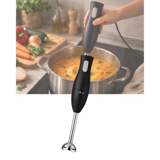 Paslanmaz Çelik Blender Ayağına Sahip Ergonomik El Blenderı