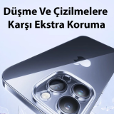 Baseus iPhone 15 Pro Schott Serisi Şeffaf Silikon Kılıf + Tempered Ekr