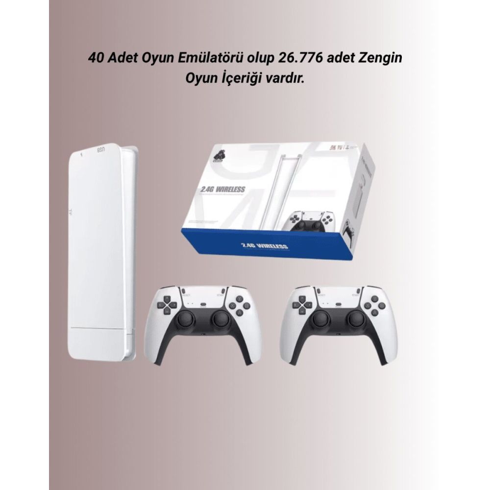 M15 Retro Konsol – 20.000 Oyunlu Çift Gamepadli 4K HDMI