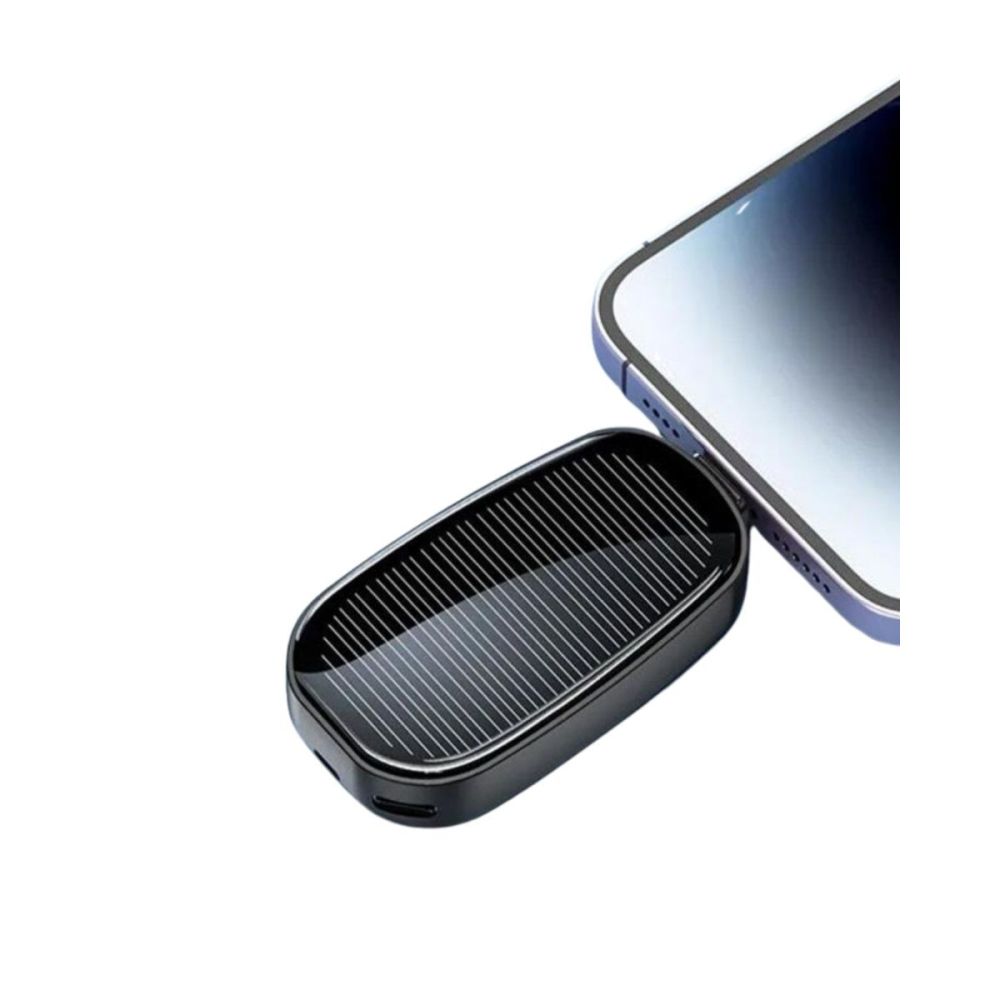 Ultra Hafif Güneş Enerjili Powerbank Anahtarlık Uyumlu