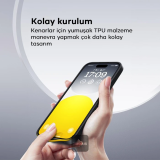 Baseus iPhone 15 Pro SkyRing Serisi Standlı Magsafe Manyetik Kılıf + T