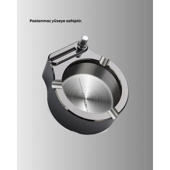 Metal Küllük Çakmaklı Masa Üstü Şık Tasarım