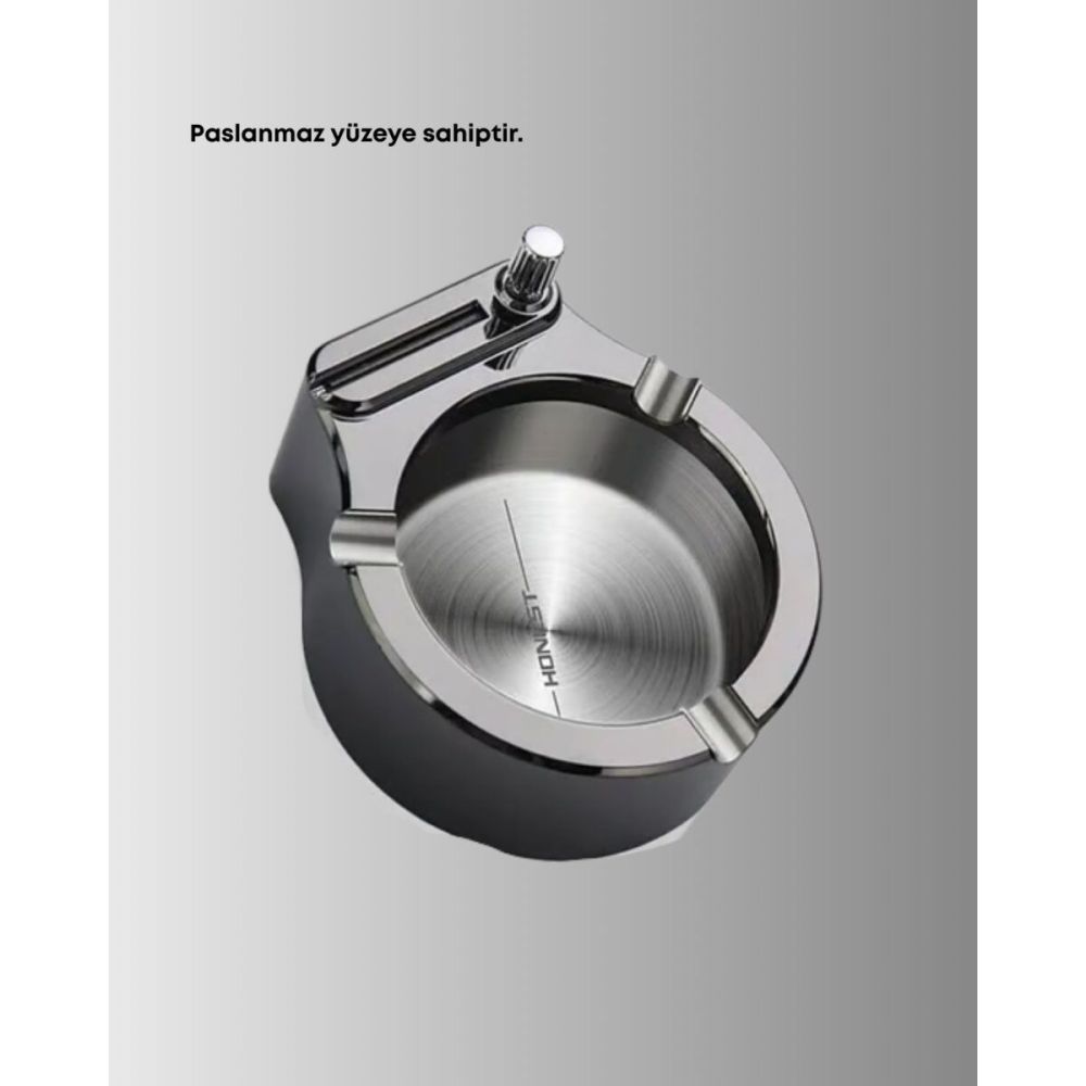 Metal Küllük Çakmaklı Masa Üstü Şık Tasarım