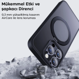 Baseus iPhone 15 Pro Max SkyRing Serisi Standlı Magsafe Manyetik Kılıf