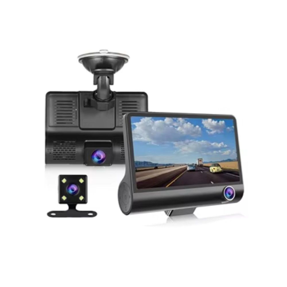 Çift Lens Araç Güvenlik Kamerası G Sensörlü Full HD