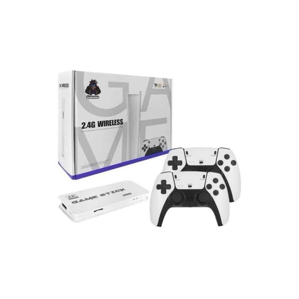 3D 4K 2000 Oyunlu Game Stick Oyun Konsolu Çift Konsol