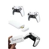 3D 4K 2000 Oyunlu Game Stick Oyun Konsolu Çift Konsol