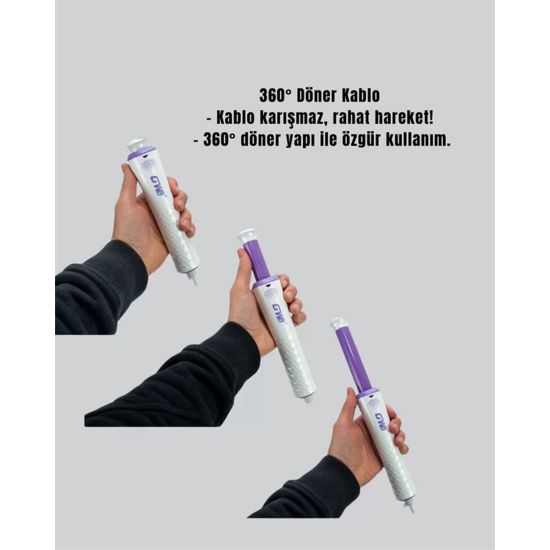 GW 32mm Döner Başlıklı Saç Kıvırma Makinesi – Her An Her Yerde Profesy