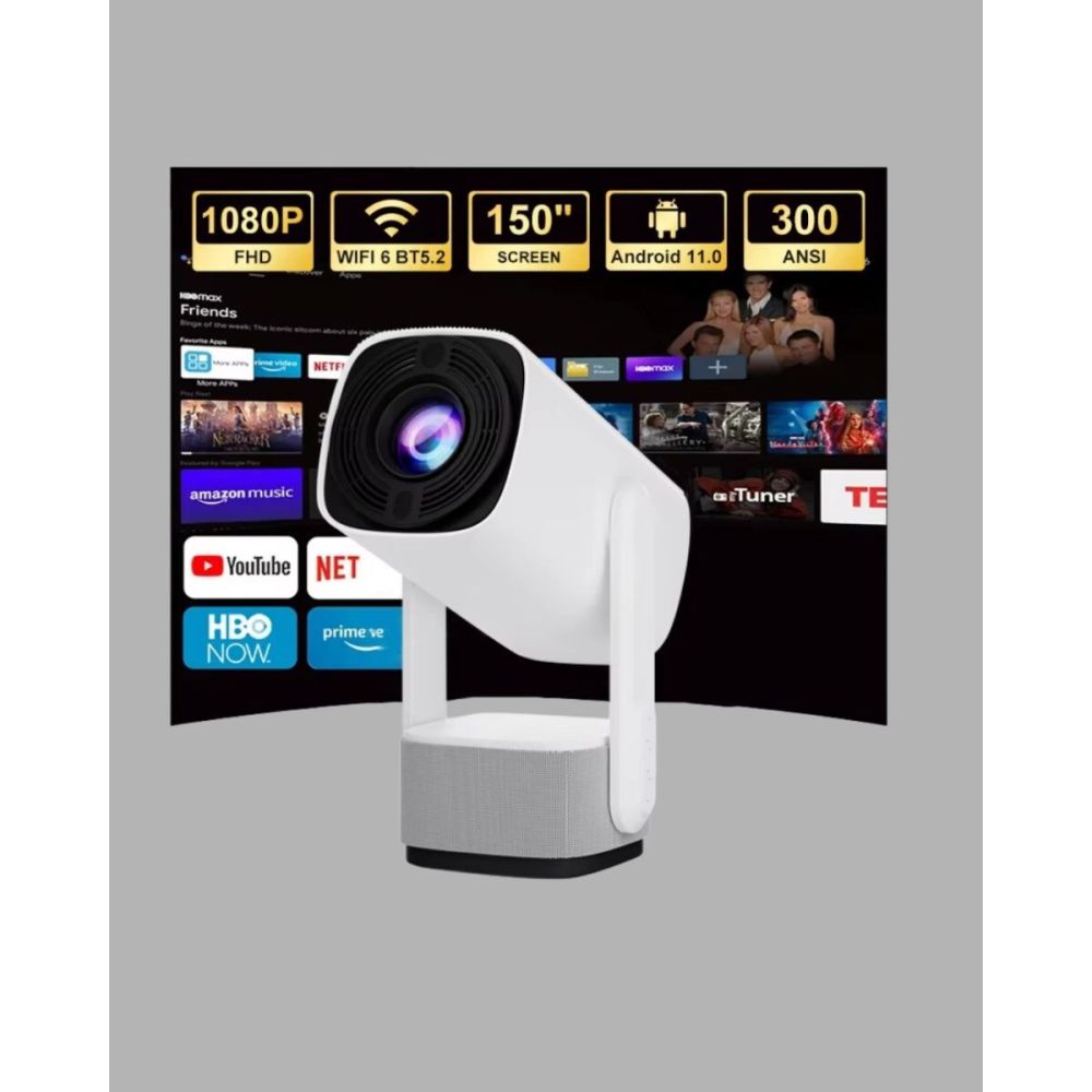 720p HD Projeksiyon Cihazı – Uzun Ömürlü Ampul Canlı Renkler ve Evde S