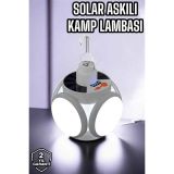 360 Derece Katlanabilir Solar LED Aydınlatma Çadır Lambası