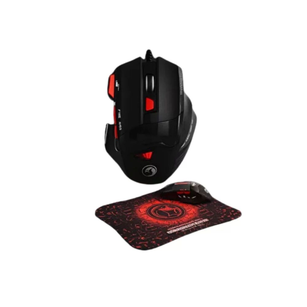 Işıklı Oyuncu Mouse ve Mousepad Seti Ergonomik Tasarım ve RGB Aydınlat