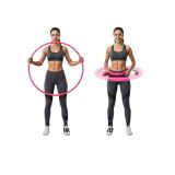 Evde Spor İçin Akıllı Hula Hoop Çemberi Bel İnceltici Mor