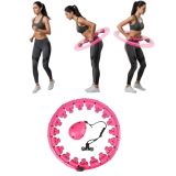 Evde Spor İçin Akıllı Hula Hoop Çemberi Bel İnceltici Mor