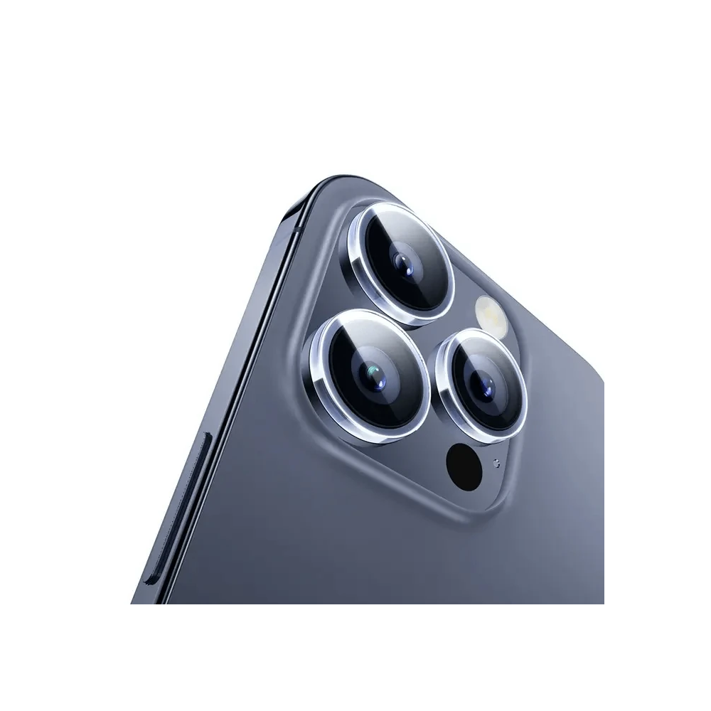 Baseus iPhone 15 Pro/15 Pro Max için Sapphire Serisi HD Cam Kamera Kor