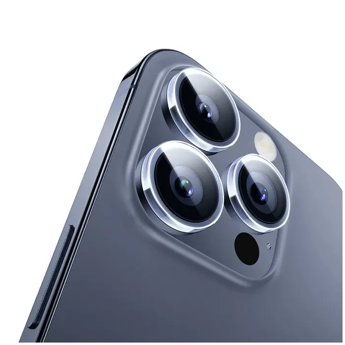 Baseus iPhone 15 Pro/15 Pro Max için Sapphire Serisi HD Cam Kamera Kor
