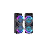 RGB Işıklı Taşınabilir Bluetooth Hoparlör Güçlü Stereo Ses