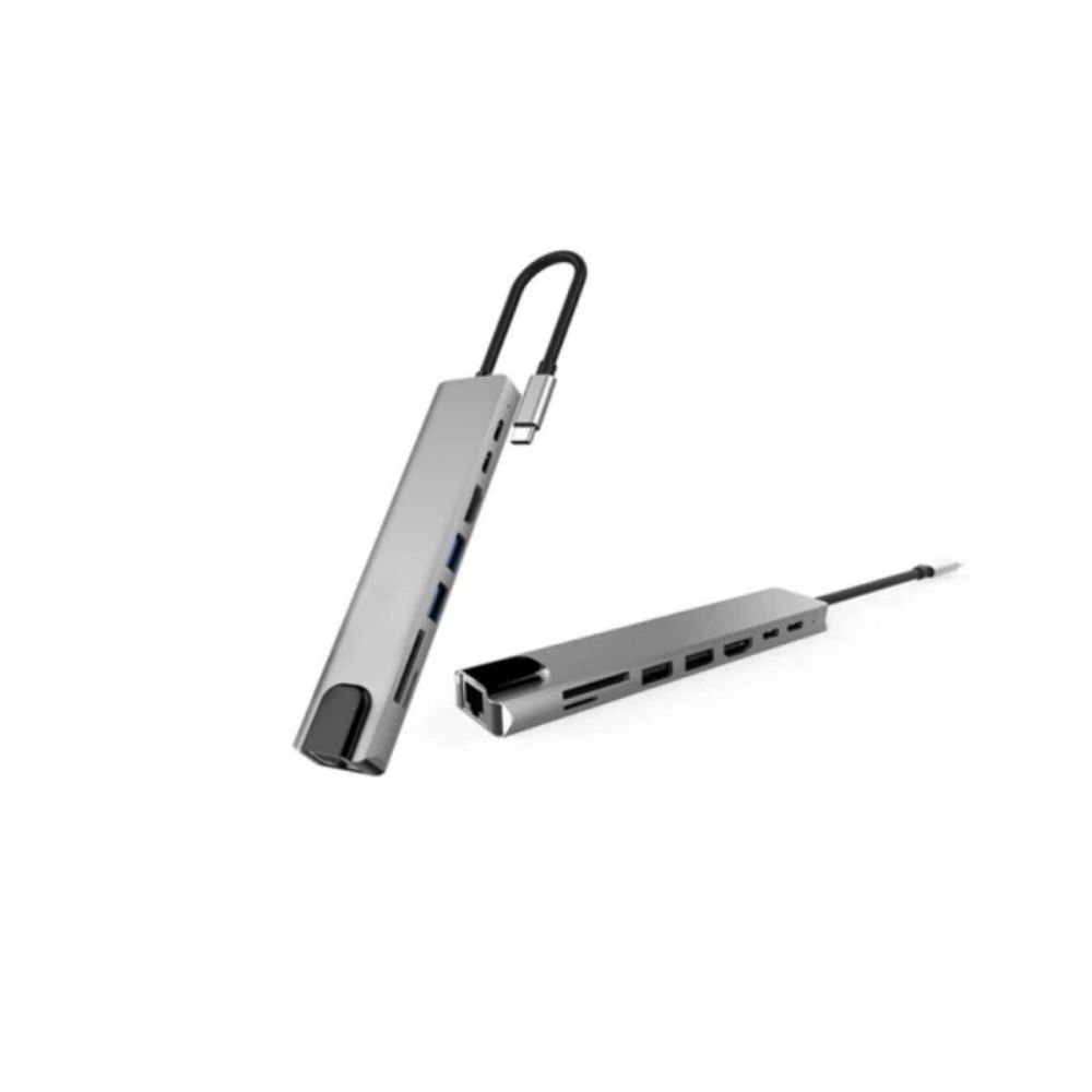 Çok Fonksiyonlu Type C Hub USB HDMI Ethernet Kart Okuyucu