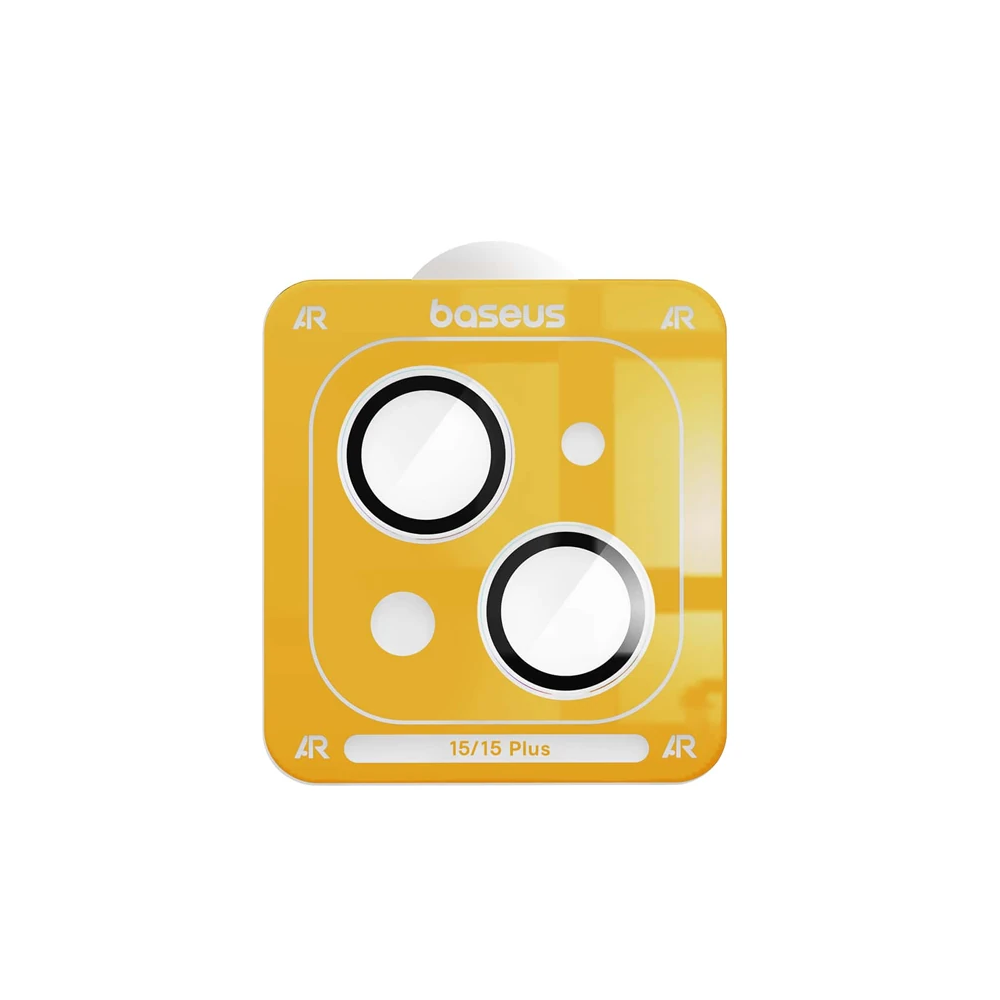 Baseus iPhone 15/15 Plus için Corning Serisi HD Cam Kamera Koruyucu