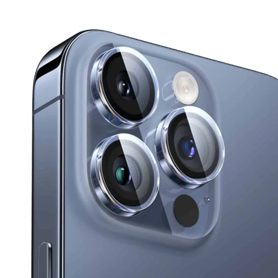 Baseus iPhone 15 Pro/15 Pro Max için Corning Serisi HD Cam Kamera Koru