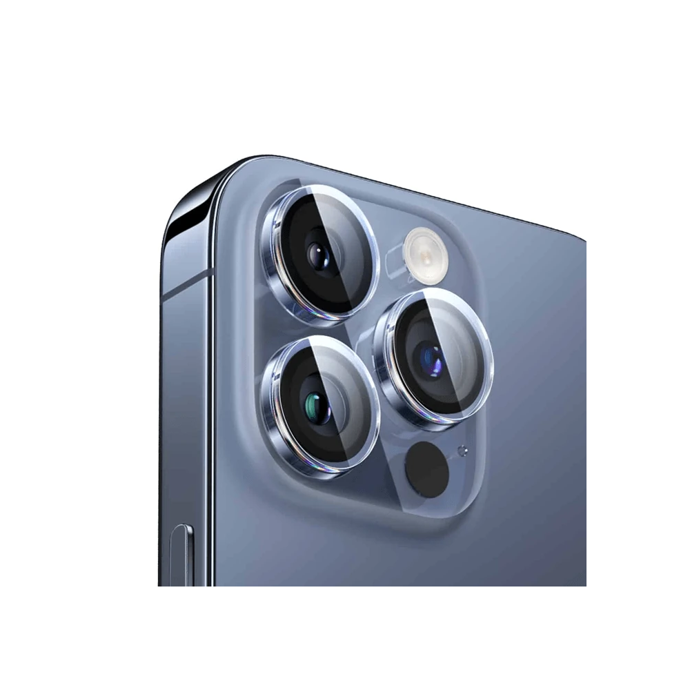 Baseus iPhone 15 Pro/15 Pro Max için Corning Serisi HD Cam Kamera Koru