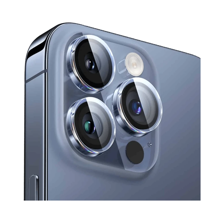 Baseus iPhone 15 Pro/15 Pro Max için Corning Serisi HD Cam Kamera Koru