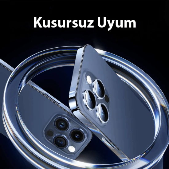Baseus iPhone 15 Pro/15 Pro Max için Corning Serisi HD Cam Kamera Koru
