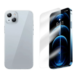 Baseus iPhone 15 Corning Serisi Silikon Kılıf + Tempered Ekran Koruyuc