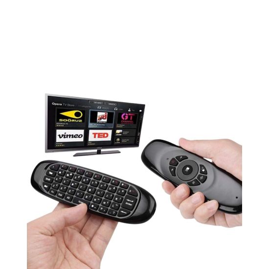 3’ü 1 Arada Kablosuz Hava Mouse Mini Klavye Kumanda
