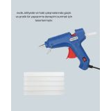 5 Silikon Hediyeli 40W Sıcak Silikon Tabancası Pratik Güçlü Kullanım