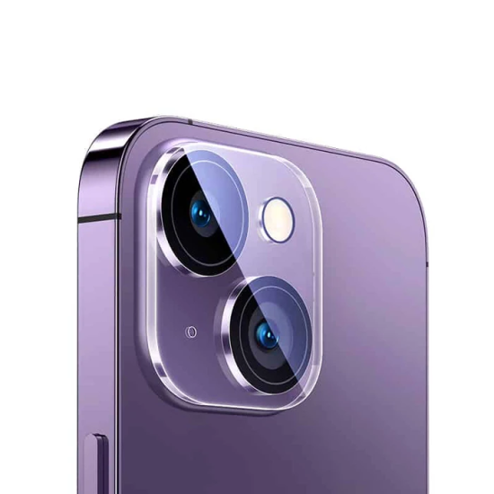 Baseus iPhone 15/15 Plus için Crystal Serisi HD Cam Kamera Koruyucu 2 
