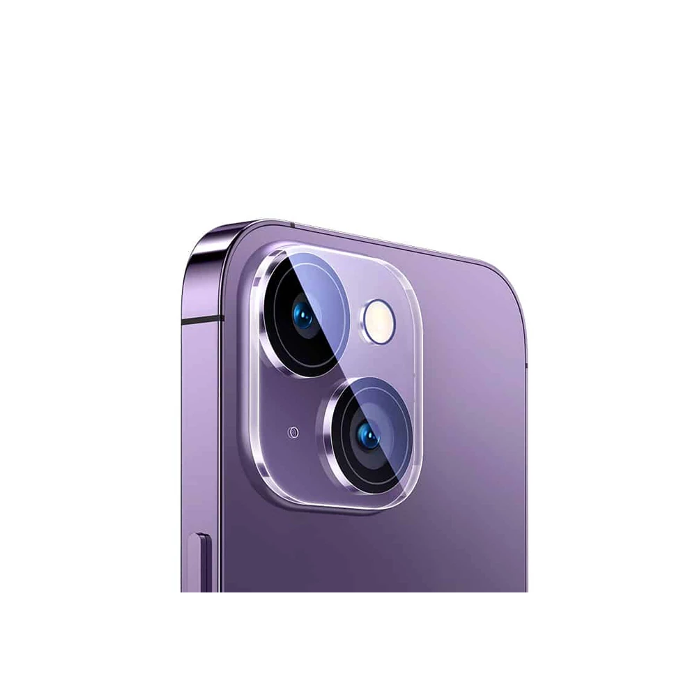 Baseus iPhone 15/15 Plus için Crystal Serisi HD Cam Kamera Koruyucu 2 