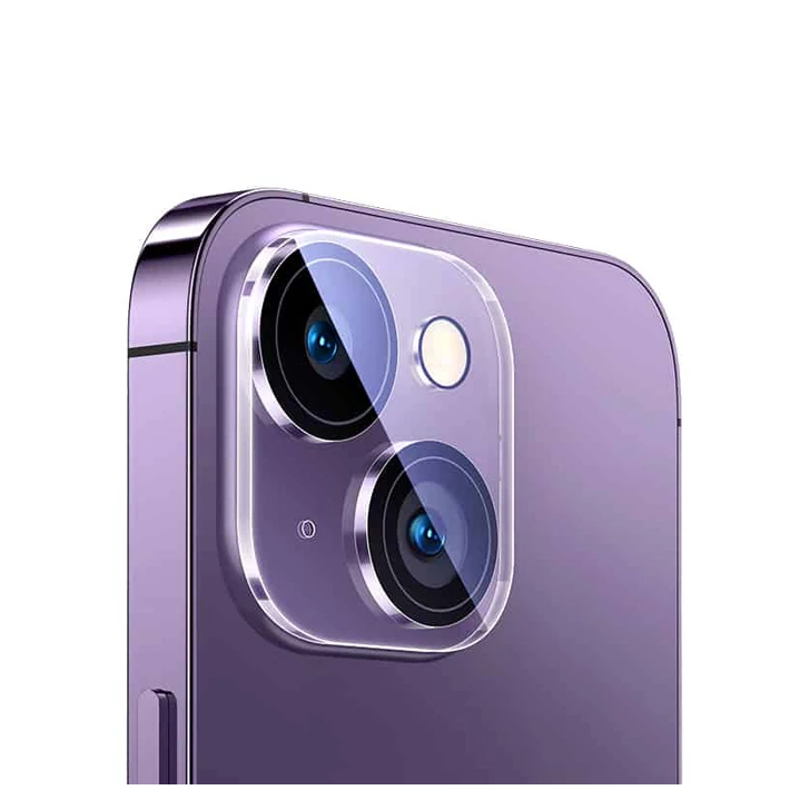 Baseus iPhone 15/15 Plus için Crystal Serisi HD Cam Kamera Koruyucu 2 