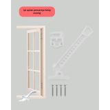 Pencere Cam Emniyet Kilidi Açılma Sınırlayıcı Set