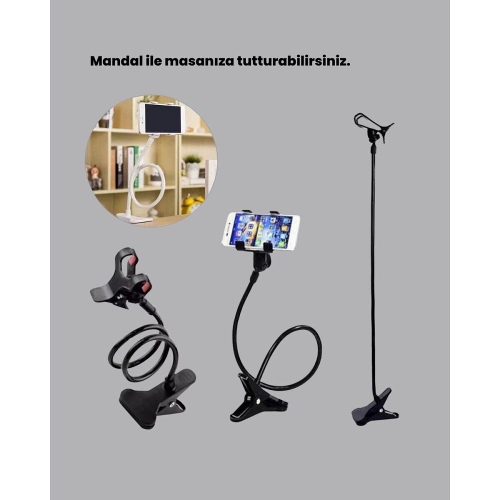 Masa ve Araç İçi Kullanıma Uygun Akrobat Telefon Tutucu