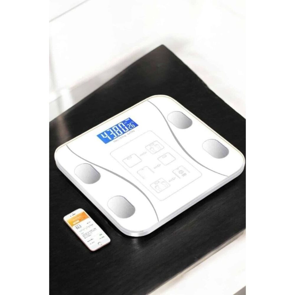 Tartı Baskül Dijital Elektronik Tartı Vücut Analiz Wifi Akıllı Yağ Ölç