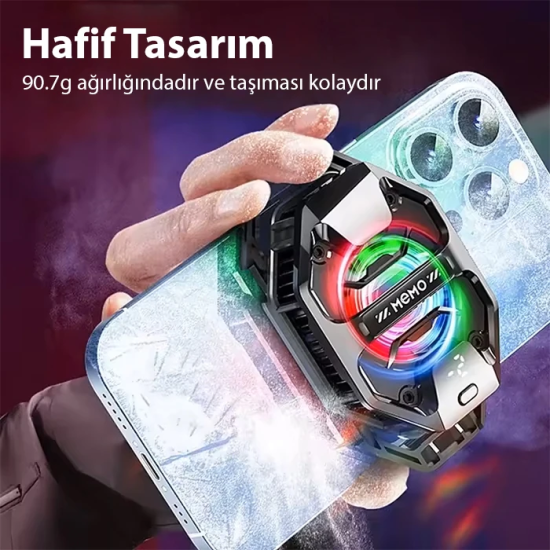 MEMO DL20 AI Yarı İletken Dondurucu Arka Klipsli Soğutma Radyatörü IPh