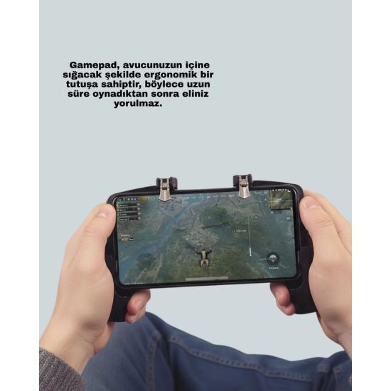 Gerçekçi Oyun Deneyimi Sunan Dört Parmak Mobil Gamepad