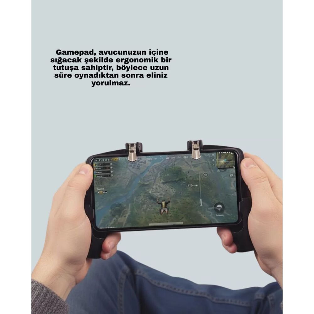 Gerçekçi Oyun Deneyimi Sunan Dört Parmak Mobil Gamepad