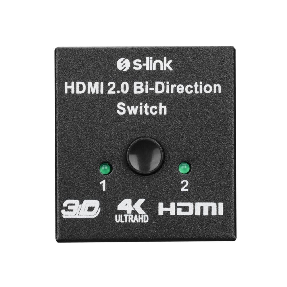 S-link SL-LU613 2 Port HDMI Çift Yönlü Switch ve Splitter