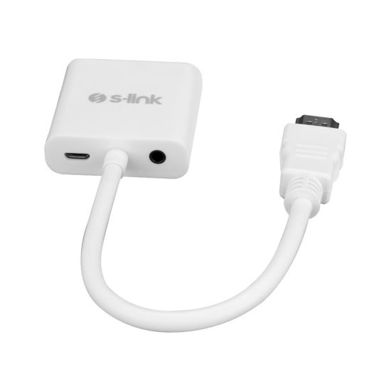 S-LINK SL-HVS13 HDMI To VGA+Audio+PD Çevirici