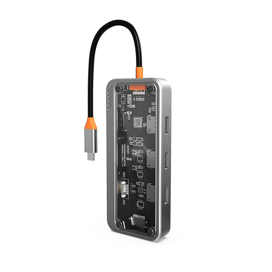 ALLY SW1V-PRO Type-c To USB3.0 3adet+ 3.5mm+ HDMI+ VGA+ SD + TF + Ethe
