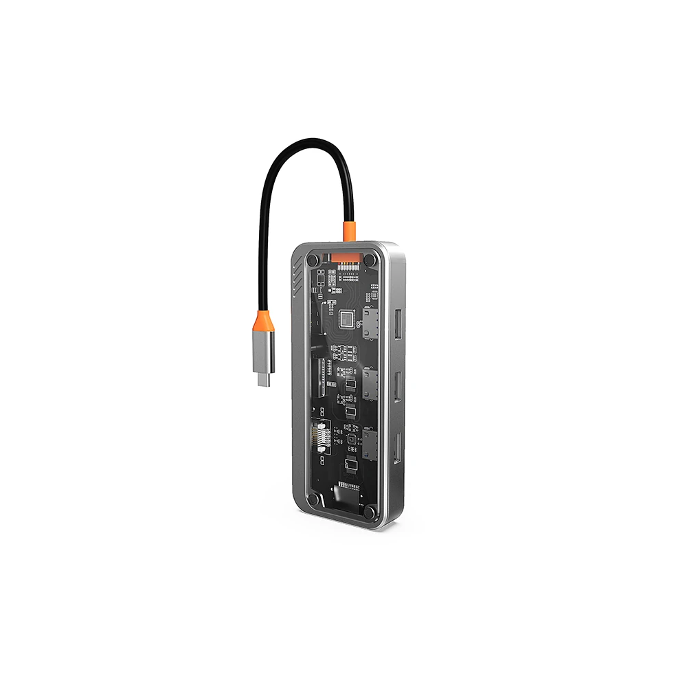 ALLY SW1V-PRO Type-c To USB3.0 3adet+ 3.5mm+ HDMI+ VGA+ SD + TF + Ethe