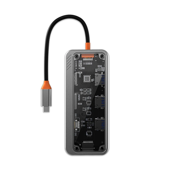 ALLY SW1V-PRO Type-c To USB3.0 3adet+ 3.5mm+ HDMI+ VGA+ SD + TF + Ethe