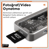 ALLY SW1V-PRO Type-c To USB3.0 3adet+ 3.5mm+ HDMI+ VGA+ SD + TF + Ethe
